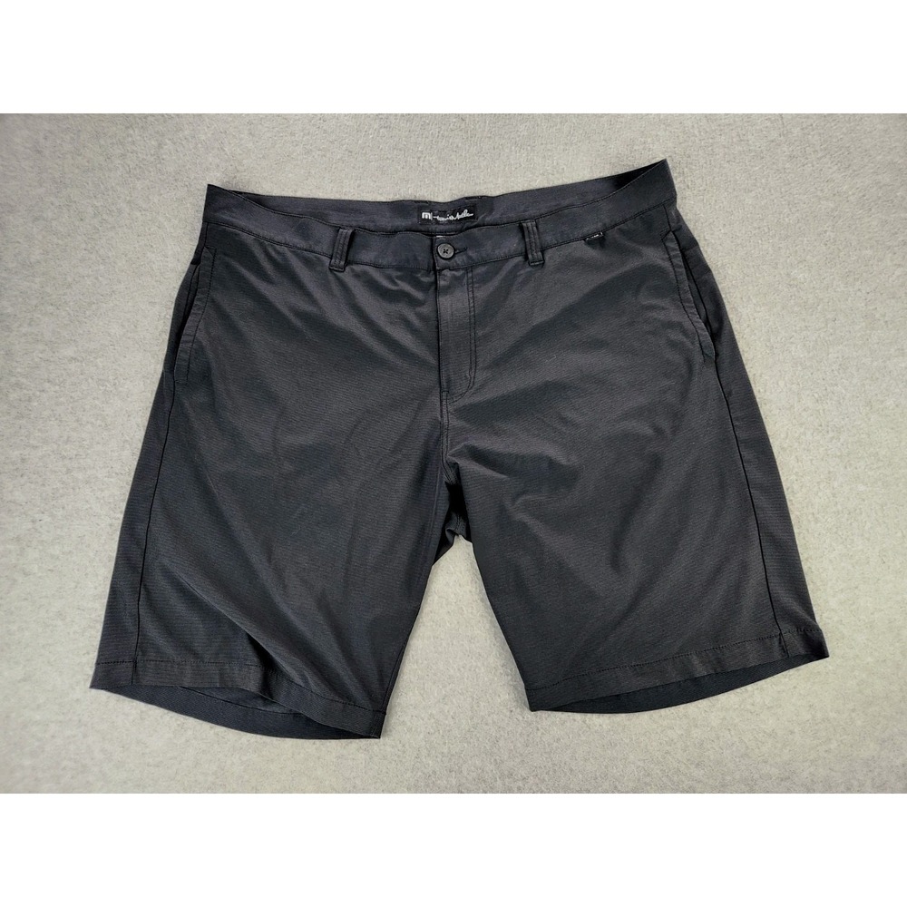 Travis Mathew Mens SZ 42 44 Lifestyle Performance Carlsbad Black Golf Shorts 2XL
